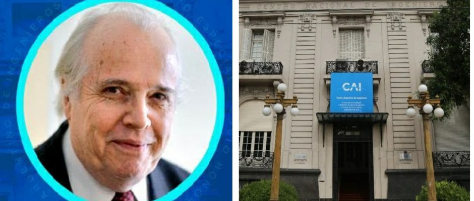 Designación del académico Ezequiel Pallejá como Socio Honorario del Centro Argentino de Ingenieros